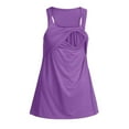 thumbnail image 5 of ZTTD Women's Maternity Loose Comfy Pull-up Nursing Tank Tops Vest Breastfeeding Shirt Sleeveless Round Neck Solid Color Tops, Sizes S-2XL, 5 of 8