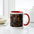 thumbnail image 4 of CafePress - Angry Tiger Breaking Through Glass Mugs - 11 oz Ceramic Mug - Novelty Coffee Tea Cup, 4 of 4