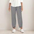 thumbnail image 6 of ASFGIMUJ Loose Women Straight Summer Pants High Casual Waist Long Solid Pants, 6 of 9