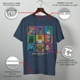 thumbnail image 3 of Men's Minecraft Character Boxes Graphic Tee Navy Blue Heather Small, 3 of 9