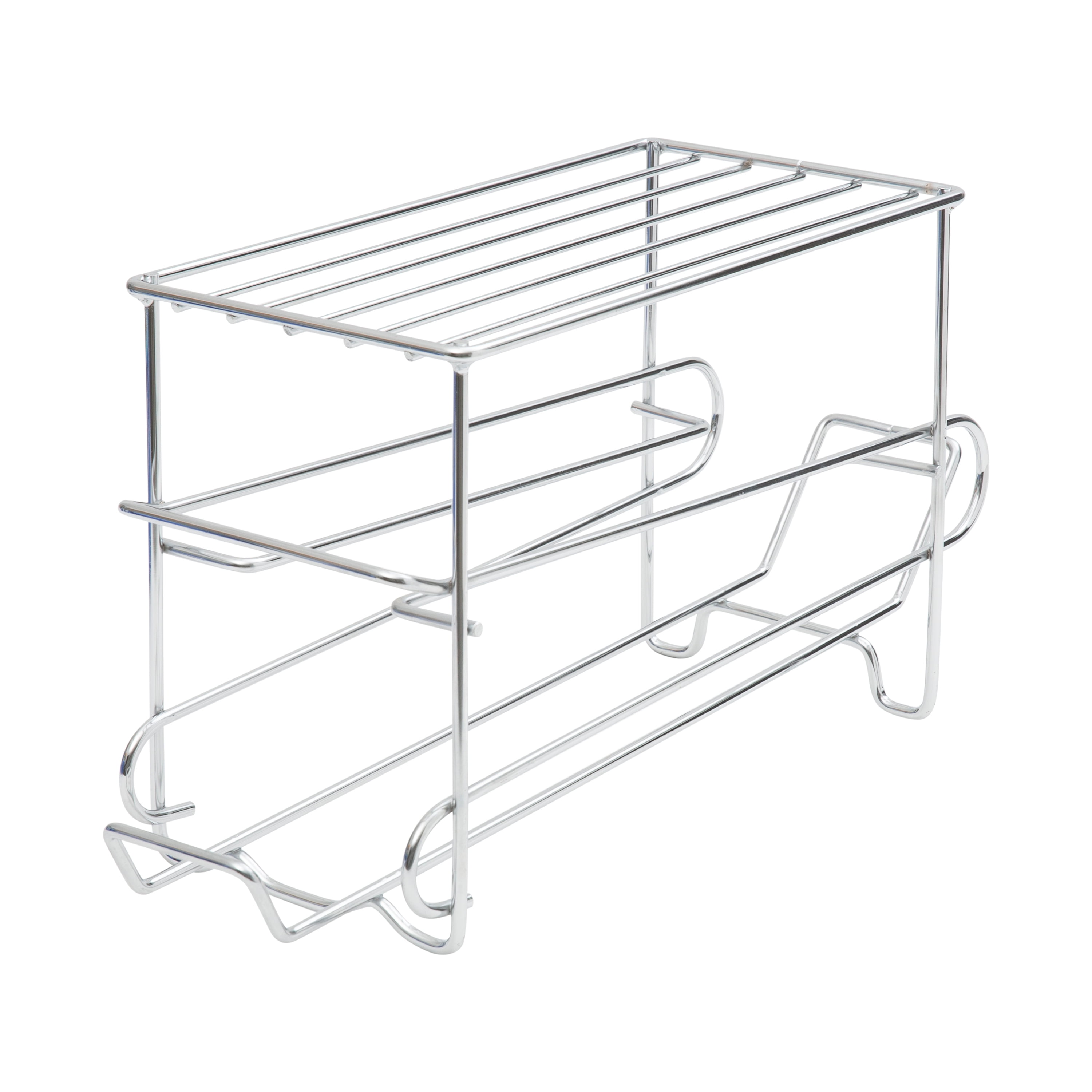 13 Chrome InterDesign Classico Kitchen Cabinet Storage Organizer for Skillets Pans