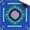 Blue, variant on Mahjong Mat 31.5"x31.5" - Waterproof Mahjong Table Mat with Printed Rules, Noise-Reducing & Anti-Slip Surface, 33.4" Bag Fits Rolled Mat - for Majong, Poker, Card Games