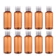 thumbnail image 1 of 20 botellas rellenables de viaje de 60 ml con envase vacío para loción cosmética (marrón), 1 of 6