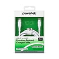 thumbnail image 5 of Liquipel Powertek USB C to USB C Fast Charger Cable, 6ft for Galaxy, Note, Tab, MacBook, Premium White, 5 of 9