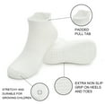 thumbnail image 2 of Skibeaut Toddler Non Slip Socks 12 Pairs Ankle Socks with Non Skid Grip Socks for 1-7 Years Baby Boys Girls Kids, 2 of 6