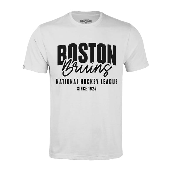 Men's Levelwear  White Boston Bruins  Richmond Response T-Shirt