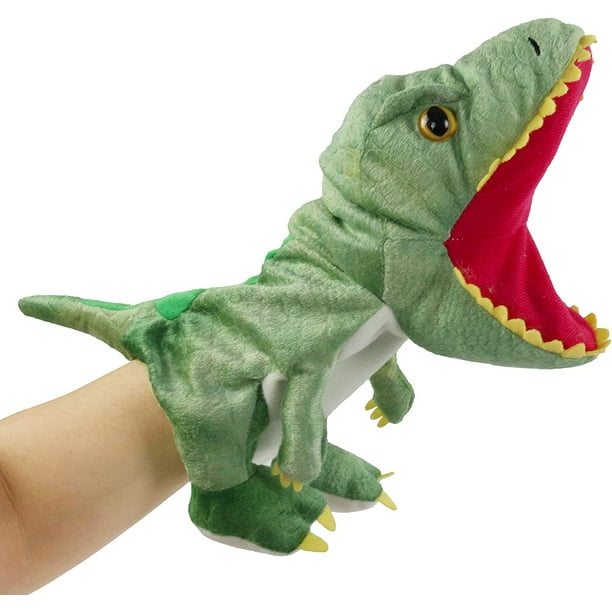 Marioneta De Mano De Dinosaurio, Conjunto De Modelo De Dinosaurio, Material De Vinilo Suave Juguete Educativo Interesante Y Vivido Para Ninos Ticfox