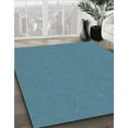 thumbnail image 3 of Ahgly Company Machine Washable Indoor Rectangle Transitional Blue Area Rugs, 7' x 10', 3 of 7