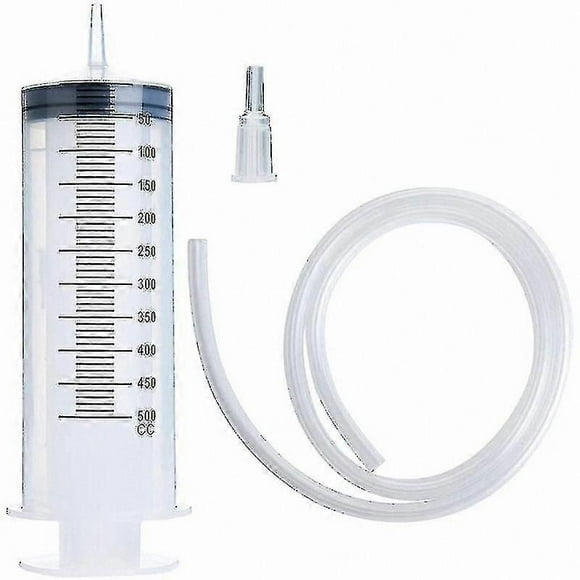 Large Capacity 500ml Reusable Syringe Pump for Measuring Liquids