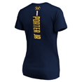 thumbnail image 3 of Women's Michael Porter Jr. Navy Denver Nuggets Playmaker Name & Number V-Neck T-Shirt, 3 of 3