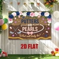 thumbnail image 2 of Putters or Pearls Gender Reveal Backdrop Golf-Themed Party Decor Floral Golf Club Background for Indoor/Outdoor Celebrations, Floral Golf Club Golf Party Decorations Banner, 2 of 4