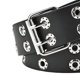 thumbnail image 3 of Hombre Mujer Cinturón Cuero Hebilla Señoras Doble Ojal Unisex, 3 of 3
