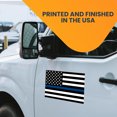 thumbnail image 4 of Magnet Me Up Thin Blue Line American Flag Vinyl Automotive Magnet, 7x12 Inches, 4 of 8