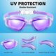 thumbnail image 3 of GPED Gafas de Natación, Paquete de 2 Gafas de Natación, Antiempañantes Anti-UV Gafas de Natación Juveniles a Prueba de Fugas para Mujeres y Hombres Adultos, 3 of 8