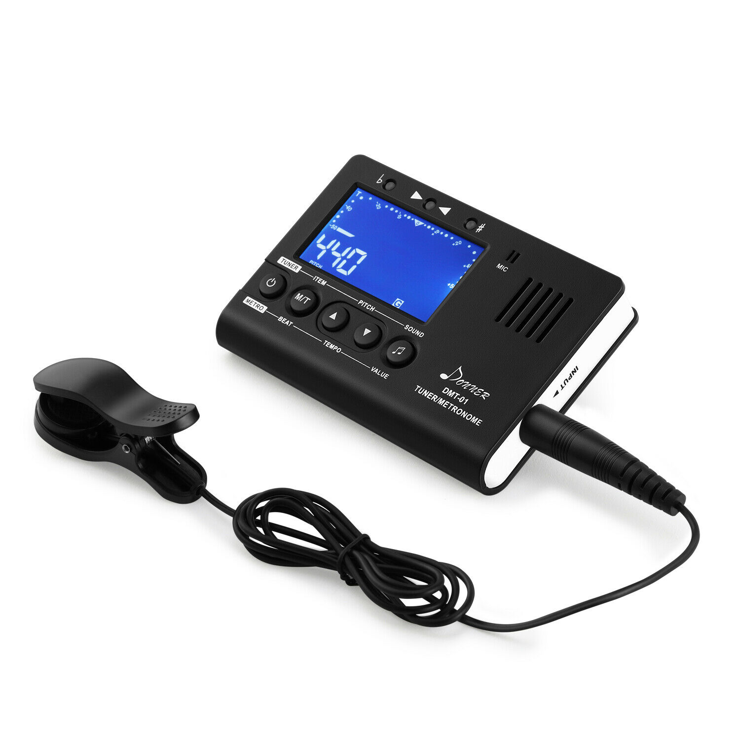 Donner DMT01 Digital Metronome Tuner 3 in 1 Metronome Tone Generator