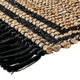 thumbnail image 6 of Better Homes & Gardens Black & Natural Interlocking Jute 24" x 36" Accent Rug, 6 of 11