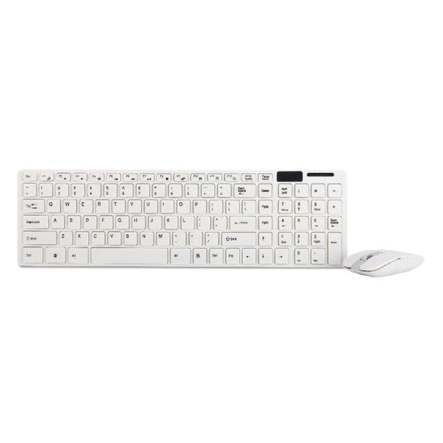 de y mouse USB inteligente de tamaño completo de con numérico Blanco CUTICAT Computadoras Tabletas Inalámbricas