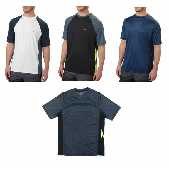 Speedo Men's UPF 50 Short Sleeve Rashguard Swim Tee