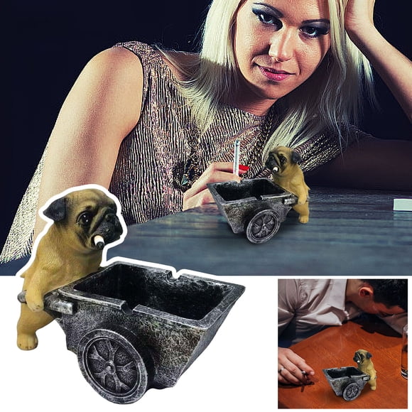 Ashtray Personality Trend Fly Ash Home Living Room Cute And Interesting Decoration For A Hardworking Dog