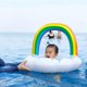 thumbnail image 4 of Baby Float, Rainbow Sequin Inflatable Swim Buoy Baby Swimming Ring Sparkling Swimming Ring for Kids 1-5 Years Old for Pool Party Baby Swim Buoy, 4 of 4