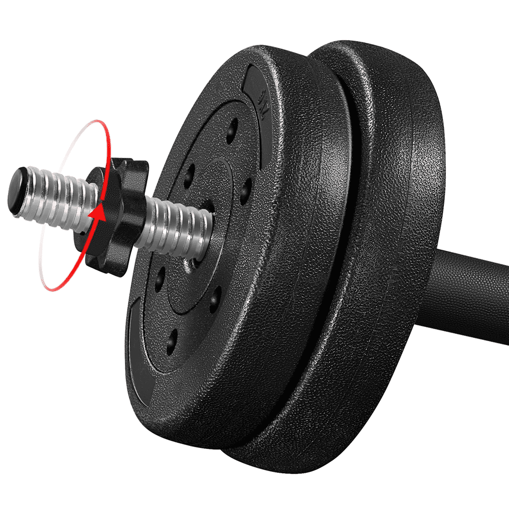 Renwick 33 lb Adjustable Dumbbell Weight Set for Home Gym,Black