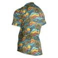 thumbnail image 3 of joogoo Palm Sailboat Moon Pattern Men's Cycling Jerseys Mountain Bike Short Sleeve Tops 3XL, 3 of 7