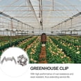 thumbnail image 2 of DRAFIDEEP 100Pcs Greenhouse Parts Silver Stainless Steel W Type For Garden And Greenhouse, 2 of 8