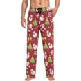 thumbnail image 3 of Hotbar Santa Claus Pajama Pants for Men Lounge Pants Lightweight Men Pajama Bottoms with Drawstring Pockets, 3 of 6