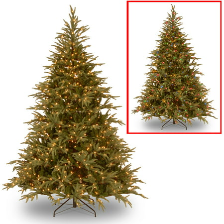 National Tree Pre-Lit 6' Feel-Real Frasier Grande Hinged Artificial Christmas Tree with 800 Dual LED