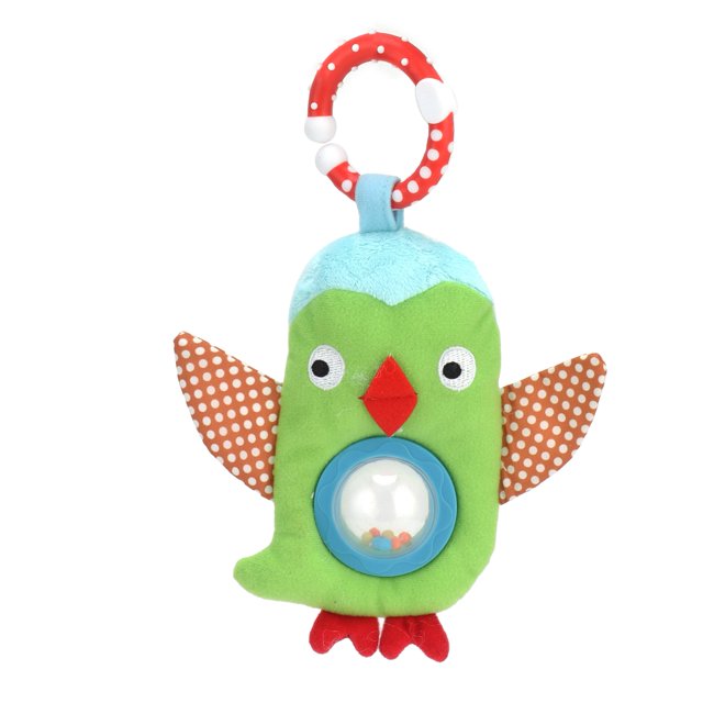 Sonajero colgante de peluche de pájaro para actividades de bebé, juguetes para cochecito de animales, juguetes colgantes de felpa para bebé