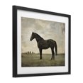thumbnail image 2 of Stupell Industries Rustic Lodge Distressed Horse Portrait Black Framed Print Under Glass, 21 x 17, by Petals Prints Design, 2 of 8