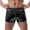 Black, variant on cllios Mens Metallic Shorts Shiny Sparkly Rave Outfit Elastic Waisted Hot Shorts with Pockets Active Quick Dry Shorts for Gym or Club Wear