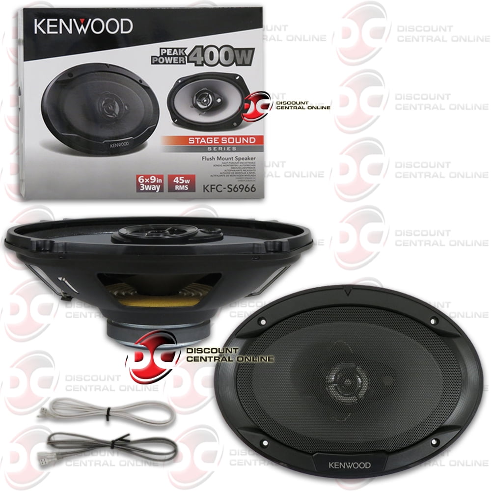 Kenwood 6 x 8" Car Speakers.Stereo Pair.Car Audio OEM replacements.6x8". 2 NEW 