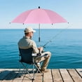 thumbnail image 6 of Sktrjpolfis Chair Umbrella with Clamp, 360° Adjustable Beach Umbrella, 83cm Diameter, UV Protection Rainproof Outdoor Umbrella, 6 of 6