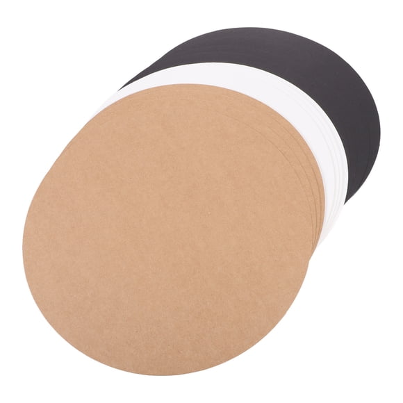 Luxshiny 60Pcs Kraft Paper Cards for Students Black Card Making DIY Hand Drawing Crafts