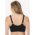 thumbnail image 2 of Comfort Choice Women's Plus Size Wireless Front-Close Lounge Bra, 2 of 6