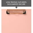 thumbnail image 3 of Dexas Slimcase 2 Plastic Clipboard with Storage and Side Opening, Blush Pink with Rose Gold Clip, 3 of 10