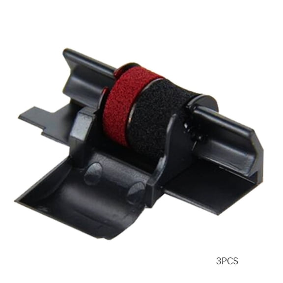 CCOCC 3 Pack Calculator Ink Ribbon Replacement for IR-40T HR-100TM HR-170RC P23-DHV EL-1750V EL-1801V Red Black