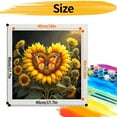 thumbnail image 4 of JYLMOOD DIY Paint by Number for Adults, Easy Painting by Numbers for Gift Home Wall Decor 16x16in without Frame, Colored Canvas - Sunflower Butterfly, 4 of 5