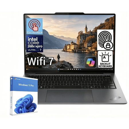 Lenovo ThinkPad X9 14" OLED CoPilot+ PC Notebook Intel Core Ultra 7 268V vPro Processor 32 GB LPDDR5x 2TB SSD Intel Arc Graphics Grey,14" OLED Touch Display WiFi 7 FR Windows 11 Pro