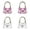Multicolour, variant on VMWMSSR Cute Bow Handbag Shaped Table Bag Hook Portable Metal Tabletop Purse Hanger Floral Glitter Print Foldable Table Edge Handbag Holder For Desk Bag Storage(White-2.56")