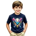 thumbnail image 4 of JAJAHO Boys Baseball Graphic T-Shirt Short Sleeve Crew Neck Loose Fit Tees For Kids 2-13Y, 4 of 4