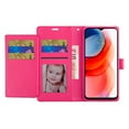 thumbnail image 5 of For Motorola Edge+ Edge Plus 2023 Wallet ID Flip Pouch Cover Phone Case - Metal Pink, 5 of 5
