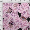 thumbnail image 3 of oneOone Cotton Poplin Light Pink Fabric Floral Craft Projects Decor Fabric Printed By The Yard 42 Inch Wide, 3 of 6