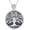 Style 3-Heart Cut, variant on Tree of Life Moissanite Necklace, 925 Sterling Silver 0.5 Carat Moissanite Abalone Shell/Opal/Black Onyx/Turquoise/Malachite/Tiger Eye Stone Tree of Life Pendant Necklaces Jewelry Gift for Women Mom
