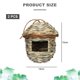 thumbnail image 4 of Casa para pájaros para jardín o exterior, cajas nido para pájaros colgantes, hecho a mano Natural, nido de pájaro pequeño para colibrí, 2 uds., 4 of 6