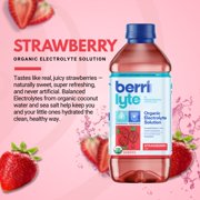 Berri Lyte Organic Electrolyte Hydration Solution Drink, Strawberry, 1 Liter Bottle