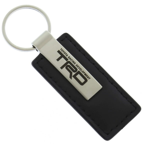 Toyota TRD Black Leather Key Chain