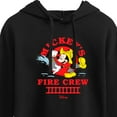 thumbnail image 3 of Disney - Firefighter Mickey - Fire Crew - Juniors Cropped Pullover Hoodie, 3 of 5