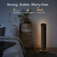 thumbnail image 2 of Vornado ARA® Oscillating Tower Fan with Ambient Light and Remote, 40 Inch, Quiet Powerful Fan, 5 Speeds, Touch Control, Illuminated Air Circulator for Home, Black, 2 of 6